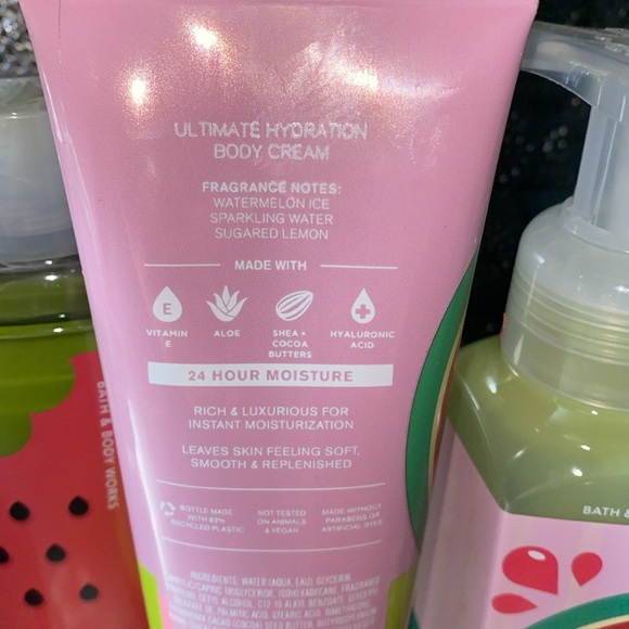 Bath And Bodyworks Watermelon  🍉 Lemonade 🍋 gift set combo - Picture 3 of 3